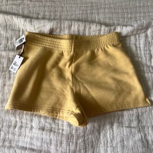 Aritzia. Shorts. Yellow